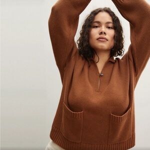 Everlane mariner brown sweater